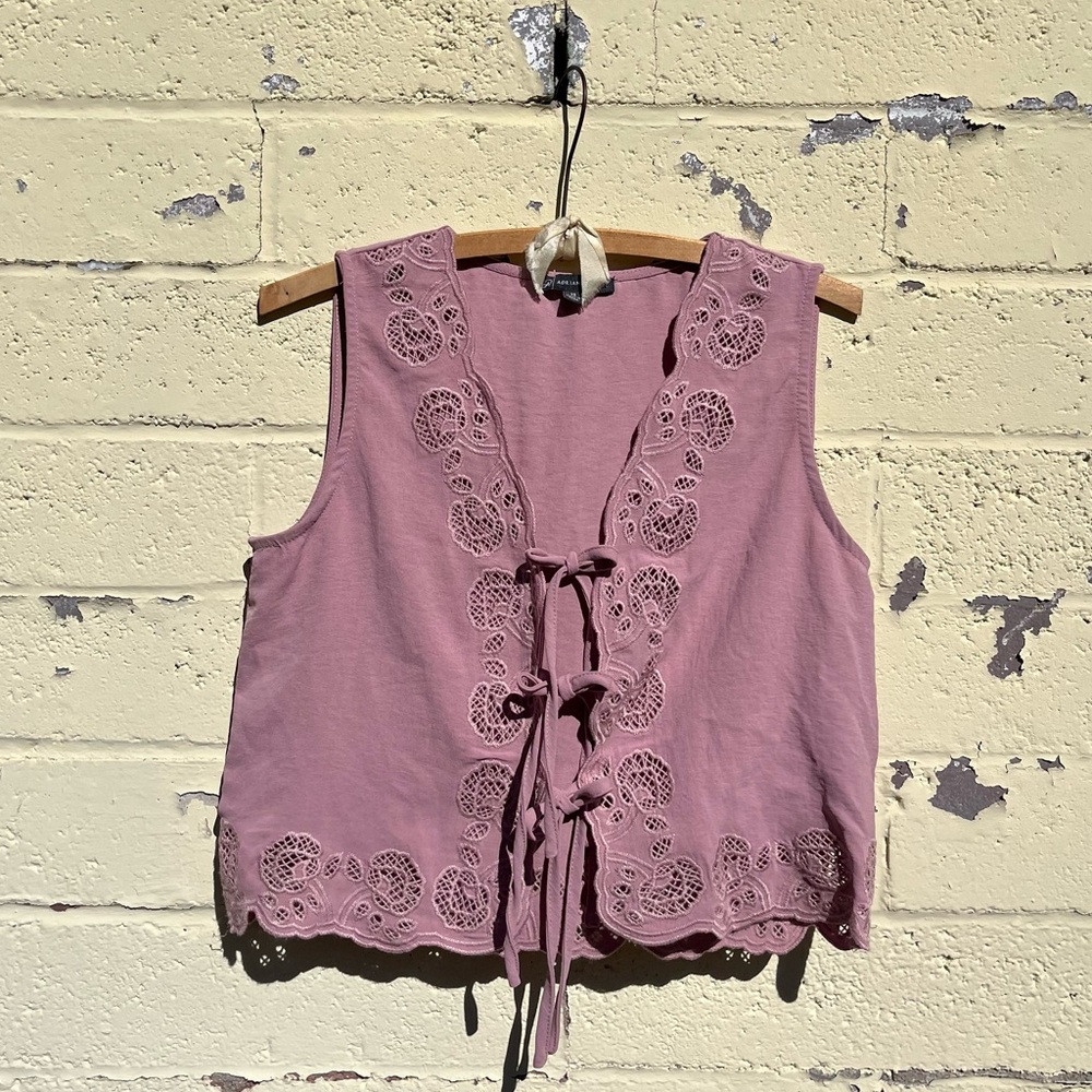 Front-Tie Tank Top